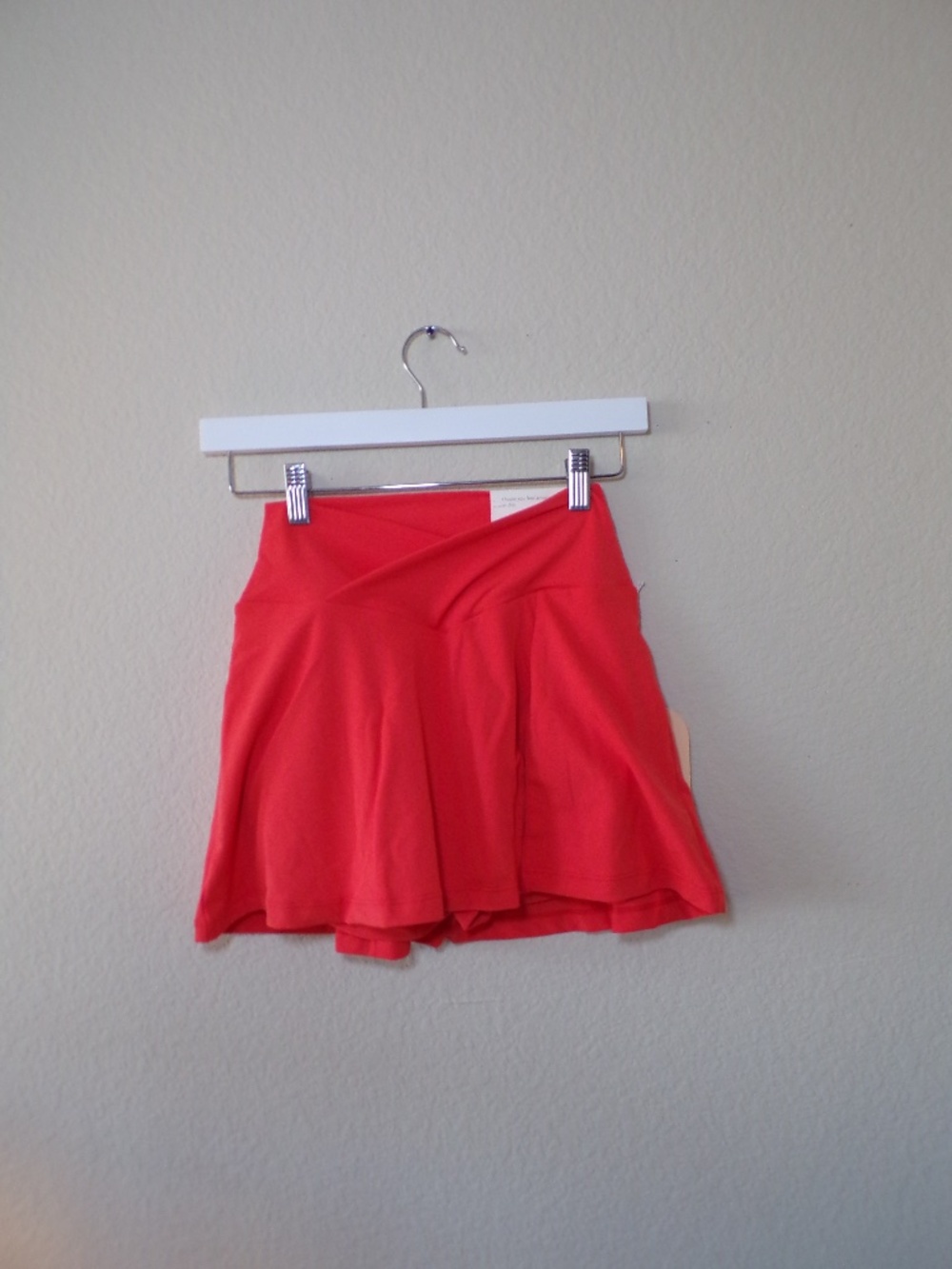 Blogilates Crisscross Slit Skort – Spicy Orange, New with Tags